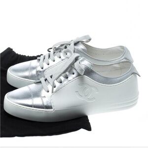 Chanel Silver Women's Sneakers